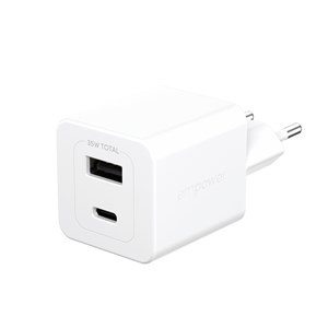 PanzerGlass empower 35W Charger USB-C + USB-A White