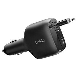 Belkin Boostcharge Kfz-Ladegerät 75W ausz. USB-C Kabel CCC001hqBK