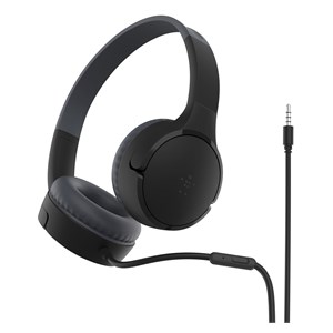 Belkin SoundForm kabelgeb.On-Ear Kopfhörer f.Kinder,sw.AUD010hqBK