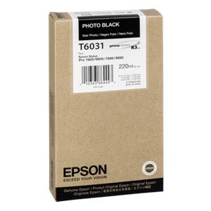 Epson ink cartridge photo black T 603 220 ml T 6031