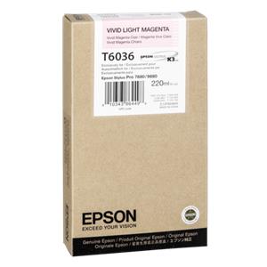 Epson ink cartridge vivid light magenta T 603 220 ml T 6036