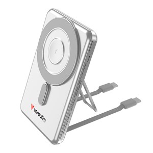 Verbatim Charge´n´Go 2C 5000mAh magn. PB silb.inkl.2 Kabel 32276