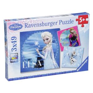 Ravensburger Elsa, Anna & Olaf 3 X 49 pcs Puzzle Disney Frozen