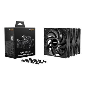 be quiet! Pure Wings 3 120mm PWM HS Gehäuselüfter 3-Pack