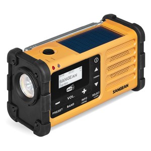 Sangean MMR-88 DAB+ (USB-C) gelb Notfall /Kurbel /Solar Radio