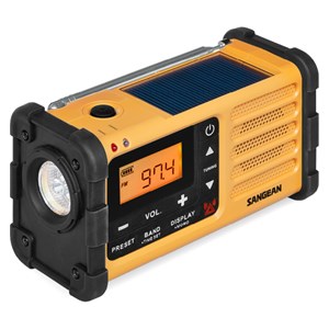 Sangean MMR-88 (USB-C) gelb Notfall /Kurbel /Solar Radio