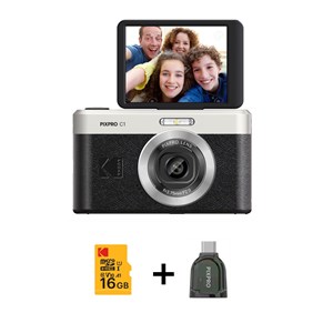 Kodak Pixpro C1 schwarz im Bundle