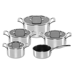 Zwilling Peak Kochtopfset 5-tlg, 18 /10 Edelstahl