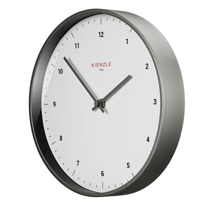 KIENZLE DCF Funk-Wanduhr Classic weiß, 25 cm