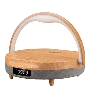 KIENZLE LED-Wecker Kabellose Aufladung BT-Lautsprecher