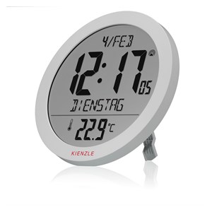 KIENZLE Funkuhr mit Innentem- peratur, weiß