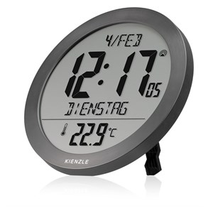 KIENZLE Funkuhr mit Innentem- peratur, anthrazit