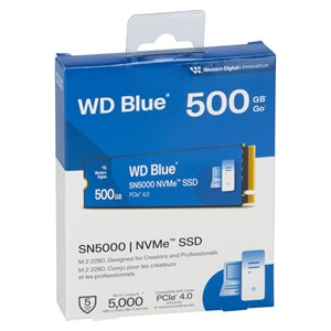 Western Digital Blue SSD 500GB M.2 2280 SN5000  WDS500G4B0E