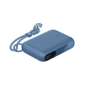 Belkin Powerbank mit Display 20W 10.000mAh USB-C blau BPB027hqBL