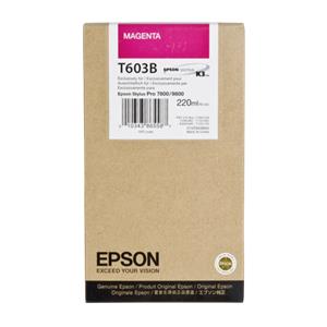 Epson ink cartridge magenta T 603 220 ml T 603B