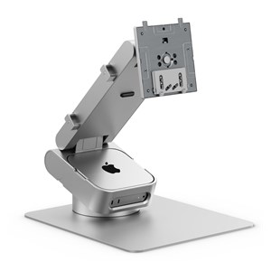 Alogic ASPEKT Omni Fold Stand Mac Mini for 32 Monitor Silver