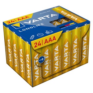 1x24 Varta Longlife Power AAA Cube