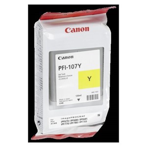 Canon PFI-107 Y ink yellow