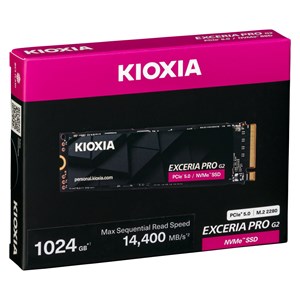 KIOXIA EXCERIA PRO G2  1TB M.2 2280 PCIe 5.0 LVE10Z1T02G8