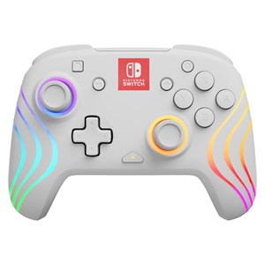 PDP Afterglow Wave Wireless Controller NS White