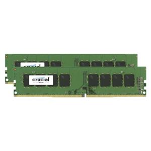 Crucial DDR4-2400 Kit       16GB 2x8GB UDIMM CL17 (8Gbit)