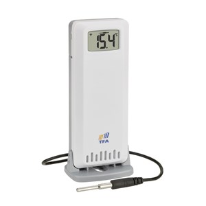 TFA 30.3902.02 ID-A3  weiß 2-fach Temperatursender m.Fühler