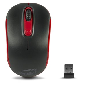 Speedlink CEPTICA Mouse Wireless, black-red