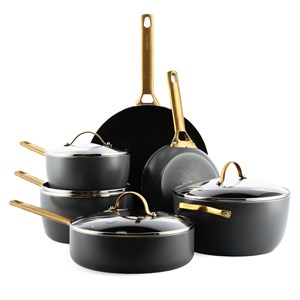 GreenPan Padova Reserve 6 Tlg Topf&Pfannenset Schwarz