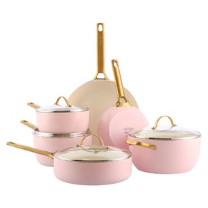 GreenPan Padova Reserve 6 Tlg Topf&Pfannenset Rosa