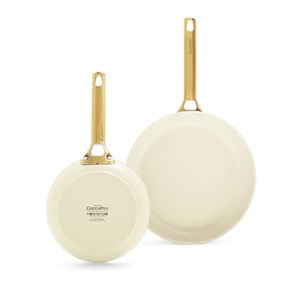 GreenPan Padova Reserve 2Tlg Bratpfannenset 20+26cm Creme