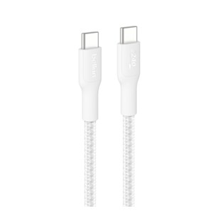Belkin USB-C /USB-c Kabel 240W 3m geflochten, weiß CAB025hq3MWH
