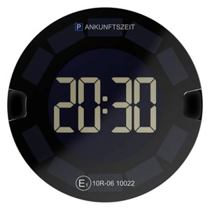 OOONO P-Disc No3 schwarz elektr. Parkscheibe fürs Auto