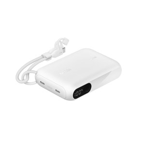 Belkin Powerbank s zaslonom 20W 10.000mAh USB-C BPB027hqWH - bijeli