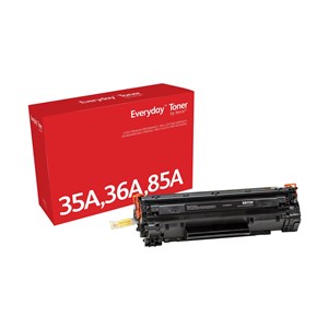 Xerox Everyday Black Toner ers. HP 35A, 36A, 85A