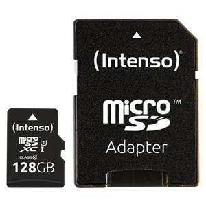 Intenso microSDXC Cards 128GB Class 10 UHS-I Premium