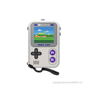 dreamGear My Arcade Gamer Mini Classic Gray & Purple