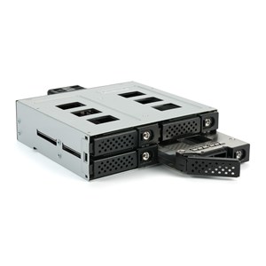 FANTEC MR-SA1242-12G für 4x2,5 SSD /HDD schwarz