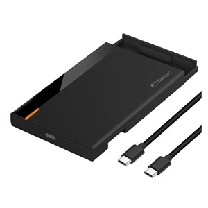 FANTEC PL-25U31 schwarz 2,5 SATA SSD Gehäuse 10G-Technik