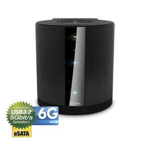 FANTEC SQ-35U3E-6G RAID schwarz 4x3,5 SATA HDD USB3.0 eSATA