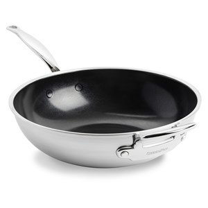 GreenPan Premiere Wok 30 cm Stainless Steel