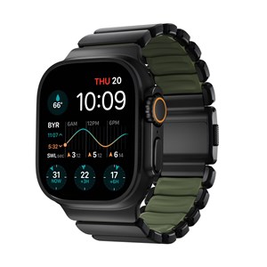 Nomad Stratos Band Titanium Black 49mm Forest