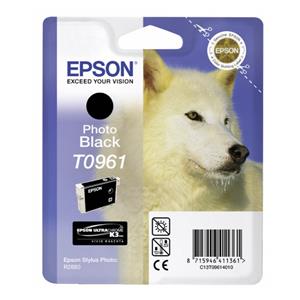 Epson ink cartridge photo black T 096 UltraChrome K 3 T 0961