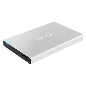 FANTEC ALU-25B31 silver 2,5  USB 3.1 Aluminium