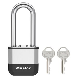 Master Lock Elite 52mm Vorhänge- schloss 64mm Bügel 5-Stift-Zyl.