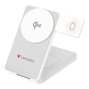 Verbatim Foldable 3-in-1 magnet. wireless PB 10000mAh weiß 32296