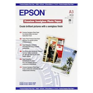 Epson Premium Semigloss Photo A3, 20 Sheet, 251g S041334