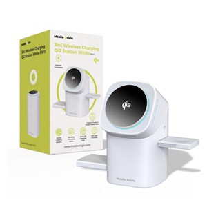 Mobile Origin 3in1 Wireless Qi2 Charging Station PW11 white