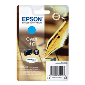 Epson ink cartridge cyan DURABrite Ultra T 162 T 1622
