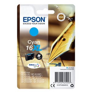 Epson ink cartridge XL cyan DURABrite Ultra T 163  T 1632