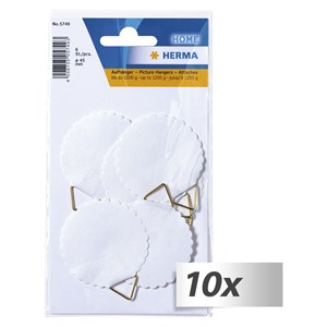 10x1 Herma Picture Hangers 45 water-soluble gumming  5749